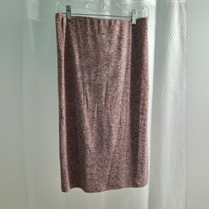 Hearts and Hips pink heather pencil skirt M